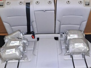 VW Golf 7 Interieur Stoelen Stoel Set Leer Leder wit zgan