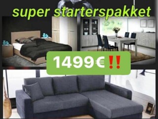 #SUPER #STARTERS #PAKKET #WOONSET #MEUBELEN #MEUBELS NU 999€'