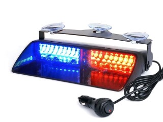 Basic dashboard flitser LED BLAUW/ROOD