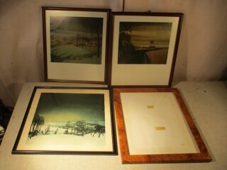 6 magnifiques cadres photo en bois - 34 x 28