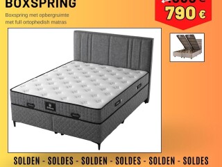 BOXSPRING MET OPBERGRUIMTE