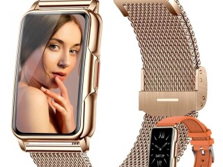 Smartwatch voor dames, 1,47 inch polshorloge, fitnesstracker met twee weken stand-by SpO2,