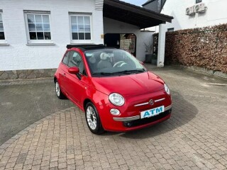 Fiat 500 1.2i Lounge Cabrio /Navi/Airco/pdc achter/opendak