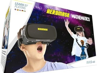 Virtuele realiteit helm + educatief speelgoed wiskunde