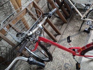 Great bicycle - Red Mamachari - Multi speed - 1 year old