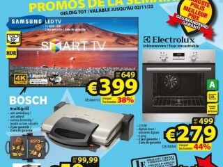 Samsung 4K TV • Electrolux oven • Bosch multigrill