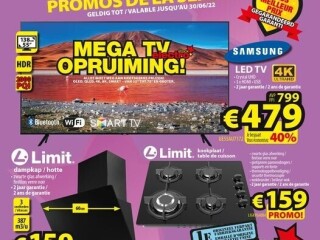 Samsung TV • Limit dampkap • Limit kookplaat