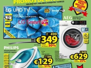 LG • AEG wasmachine • Philips stoomcentrale