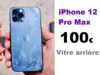 Réparation vitre arrière iPhone 12 Pro Max pas cher