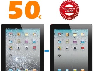 Réparation vitre tactile iPad 4 pas cher à Bruxelles à 50€